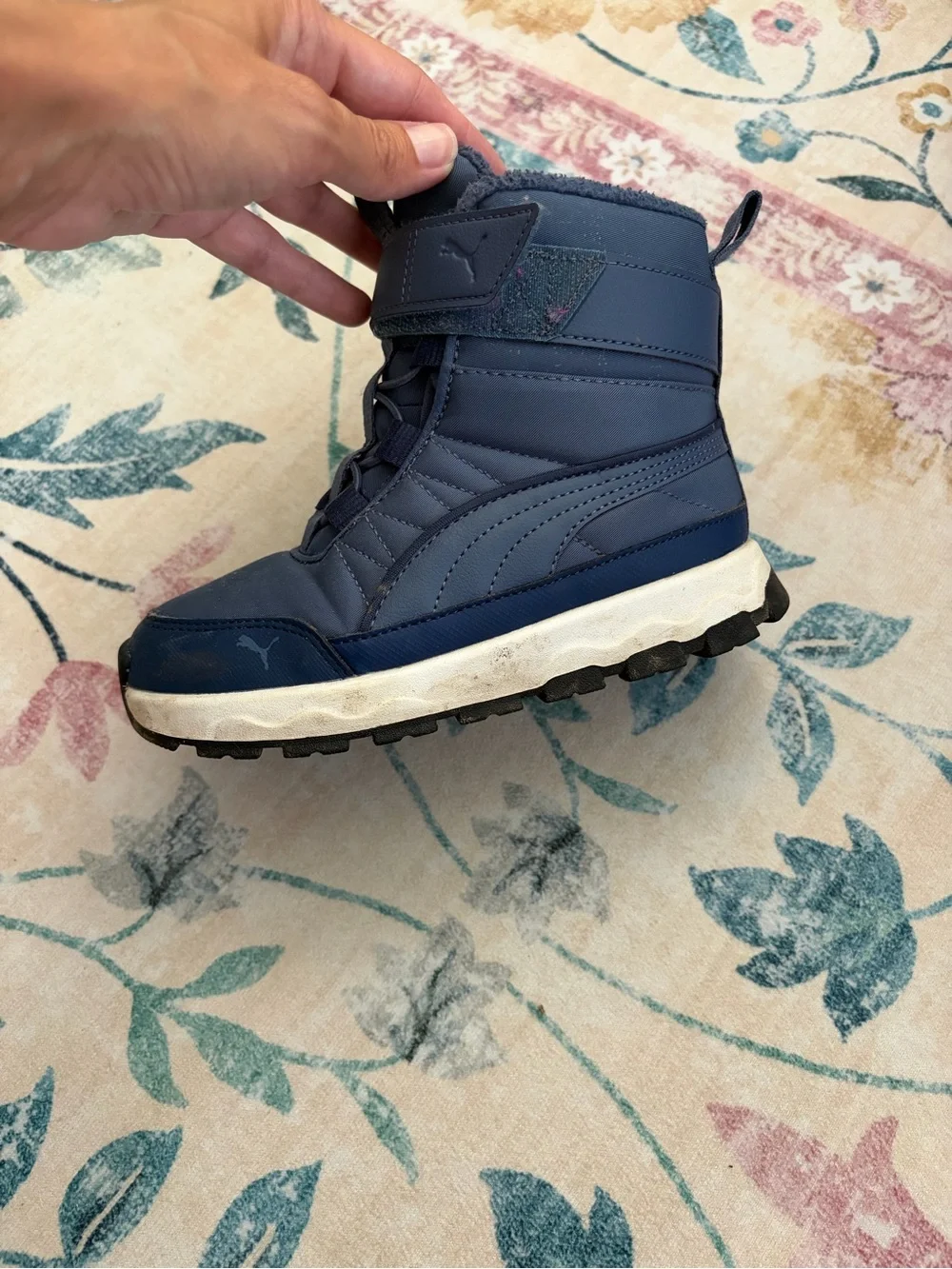 Puma Kids Blue Winter Boots